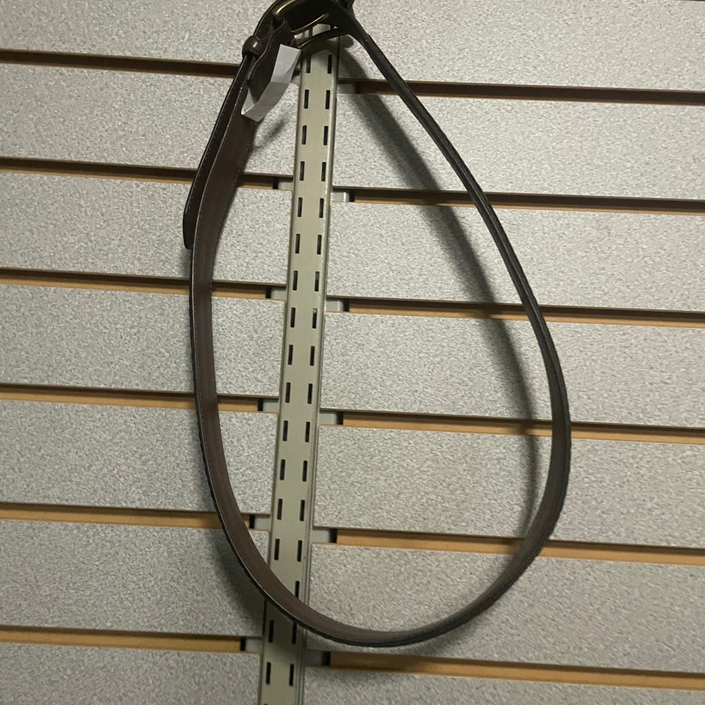 Mens Brown Braided Leather Belt Size 38 Casual‎ Dress Woven
